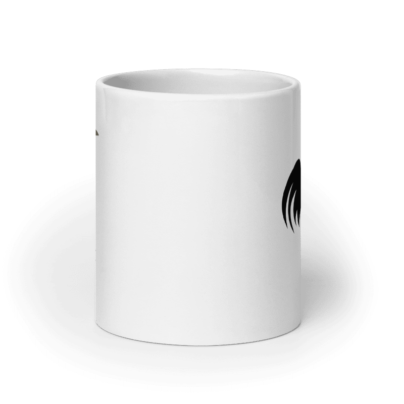 Cawfee 20oz White glossy mug