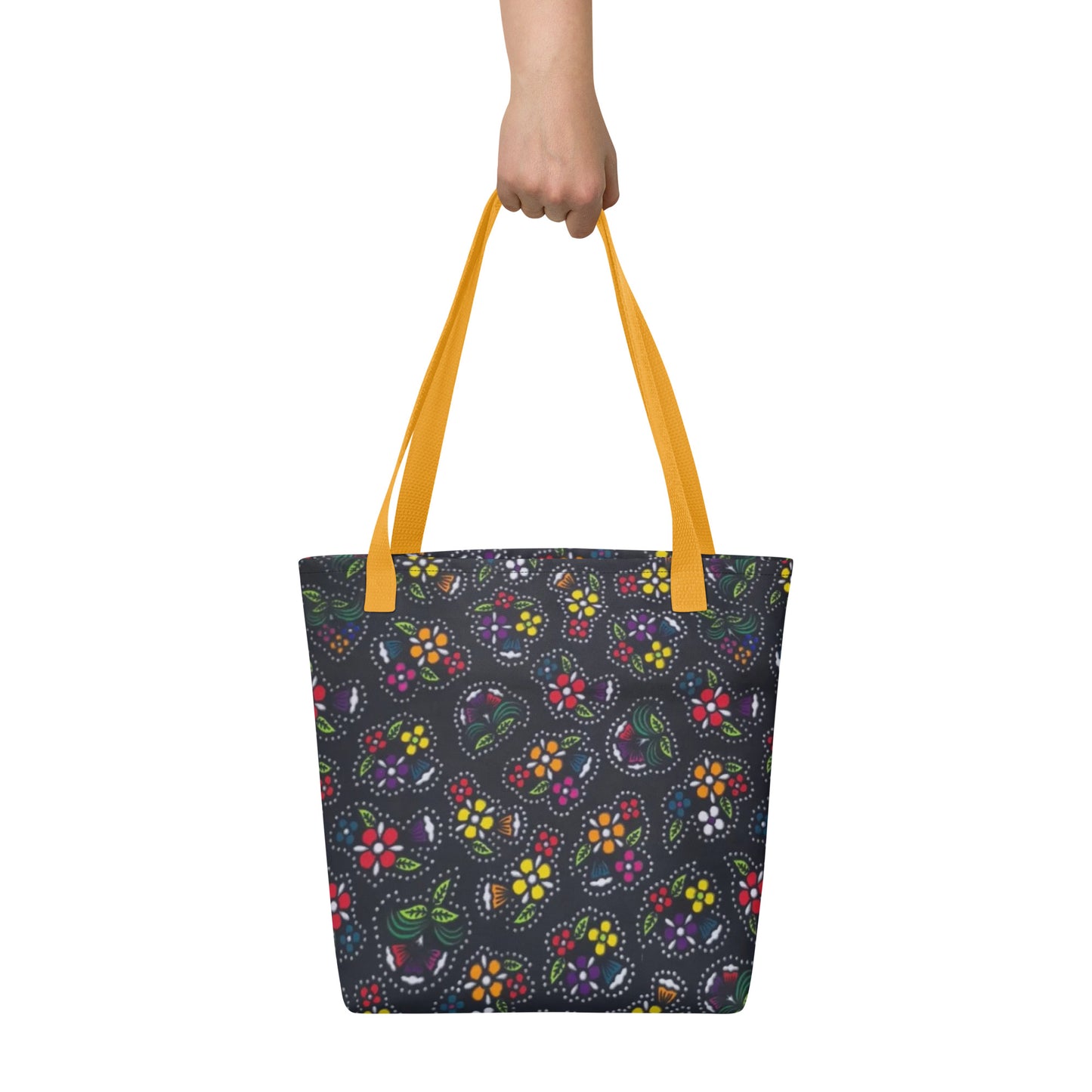 Multicolour Dark Tote Bag