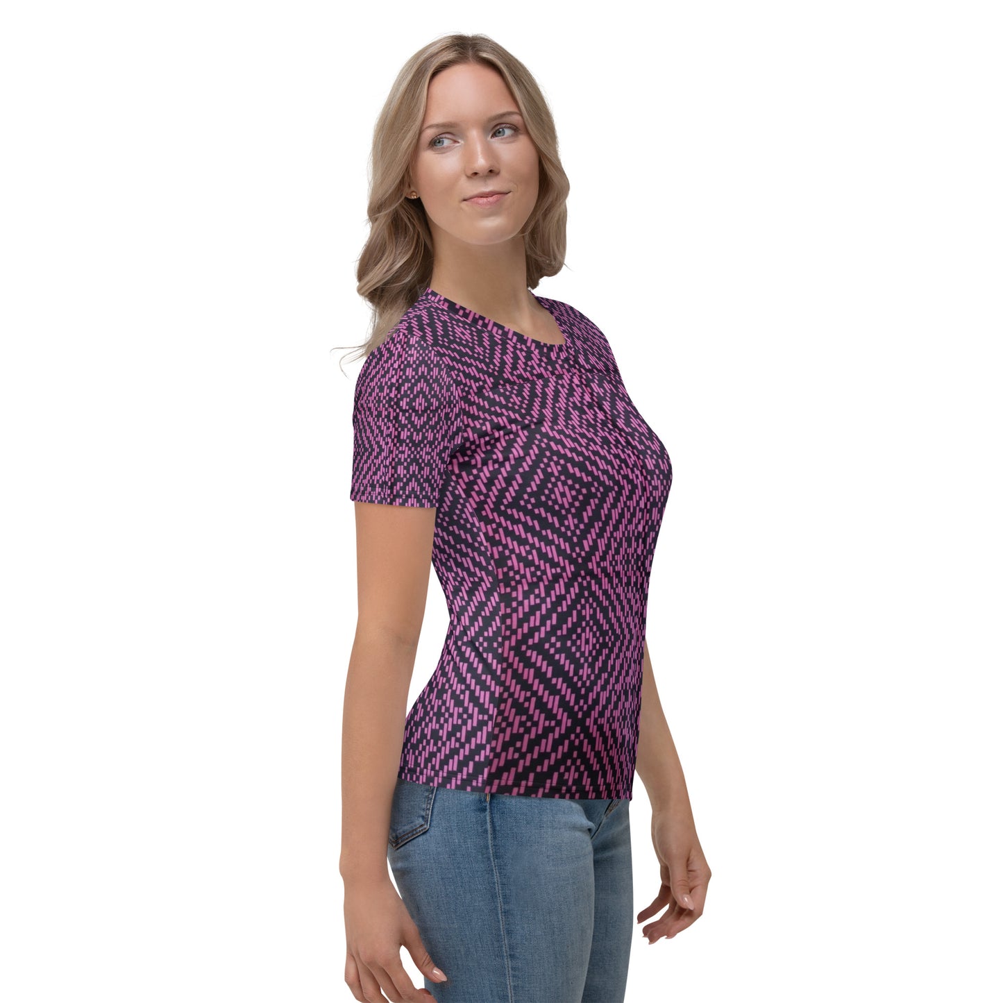 Pink Aztec Ankara Women's T-shirt
