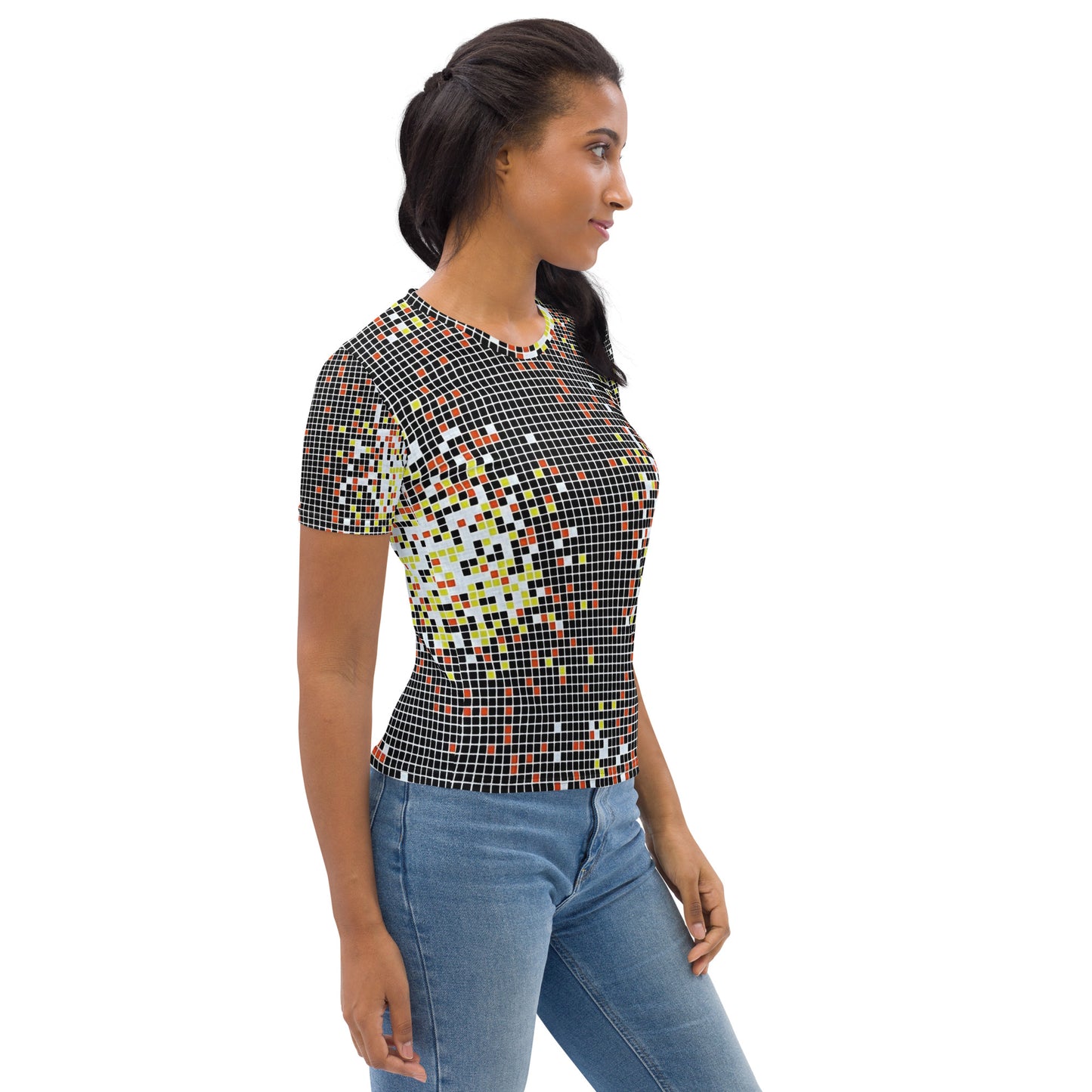 Graphic Square Ankara Women's T-shirt