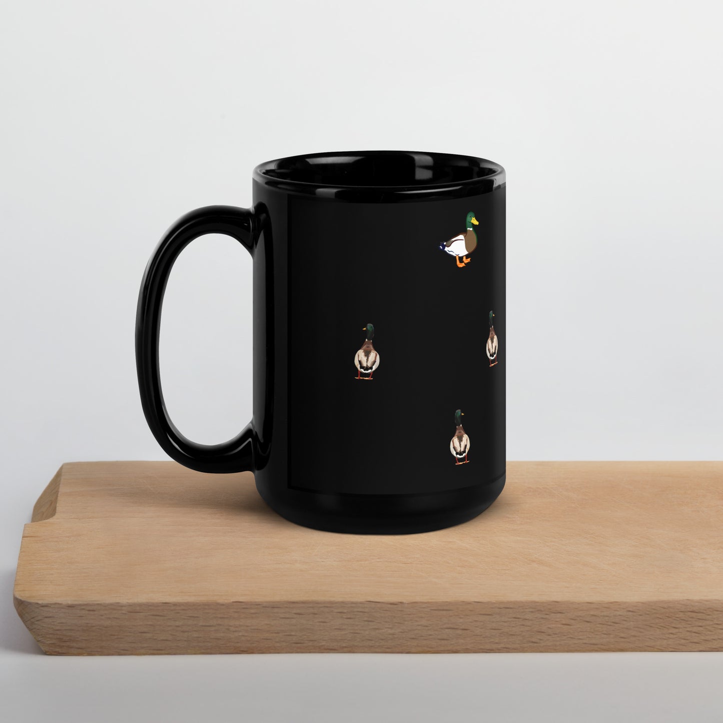 Duck Black Glossy Mug