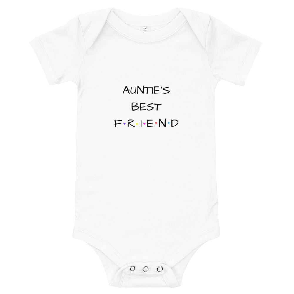 Auntie's Best Friend Baby Short Sleeve One Piece