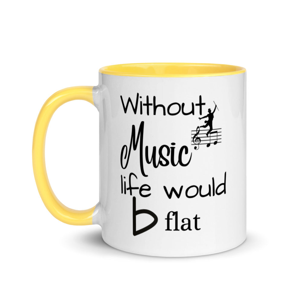 Musician Gift - Without Music Life Would B Flat