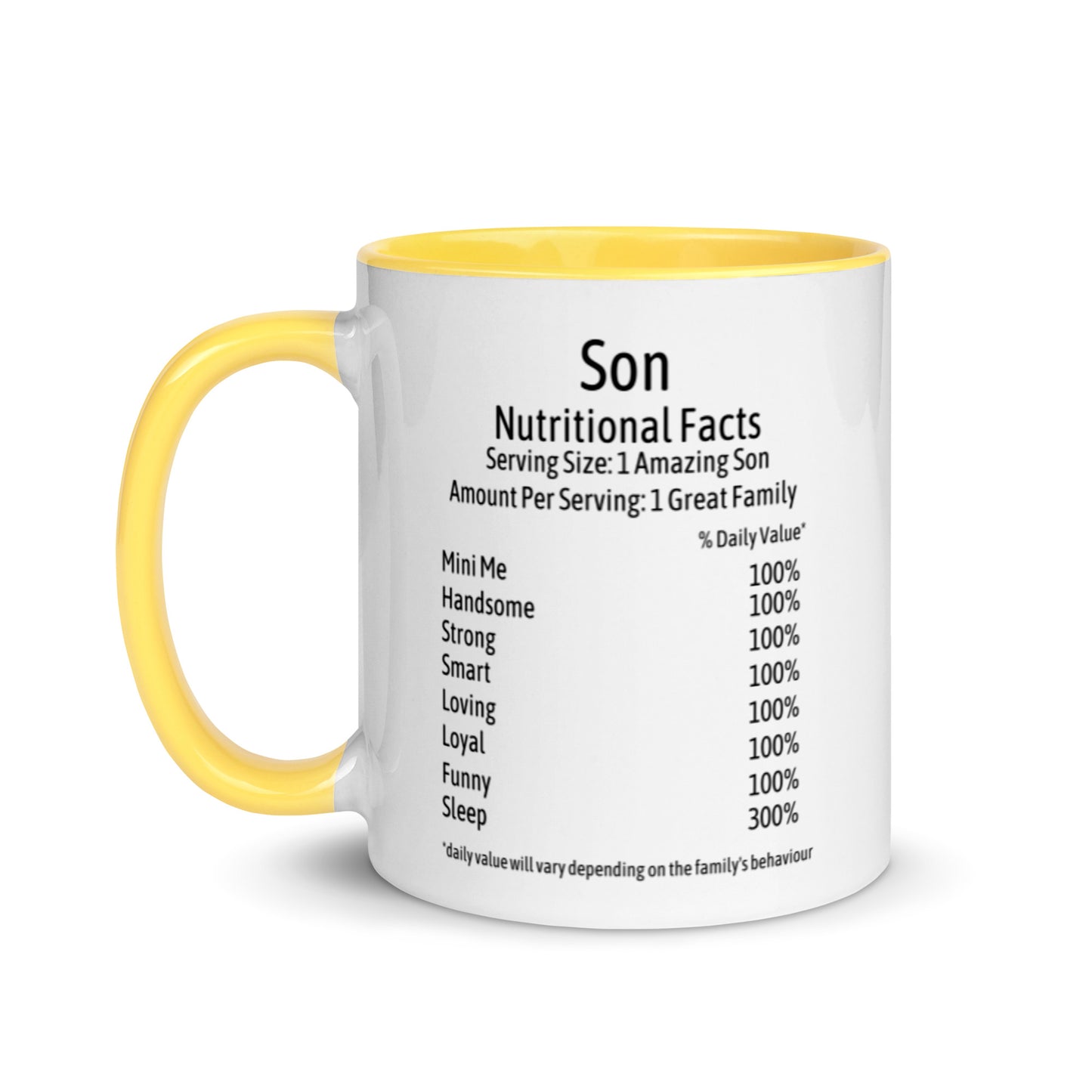 Son Mug with Color Inside