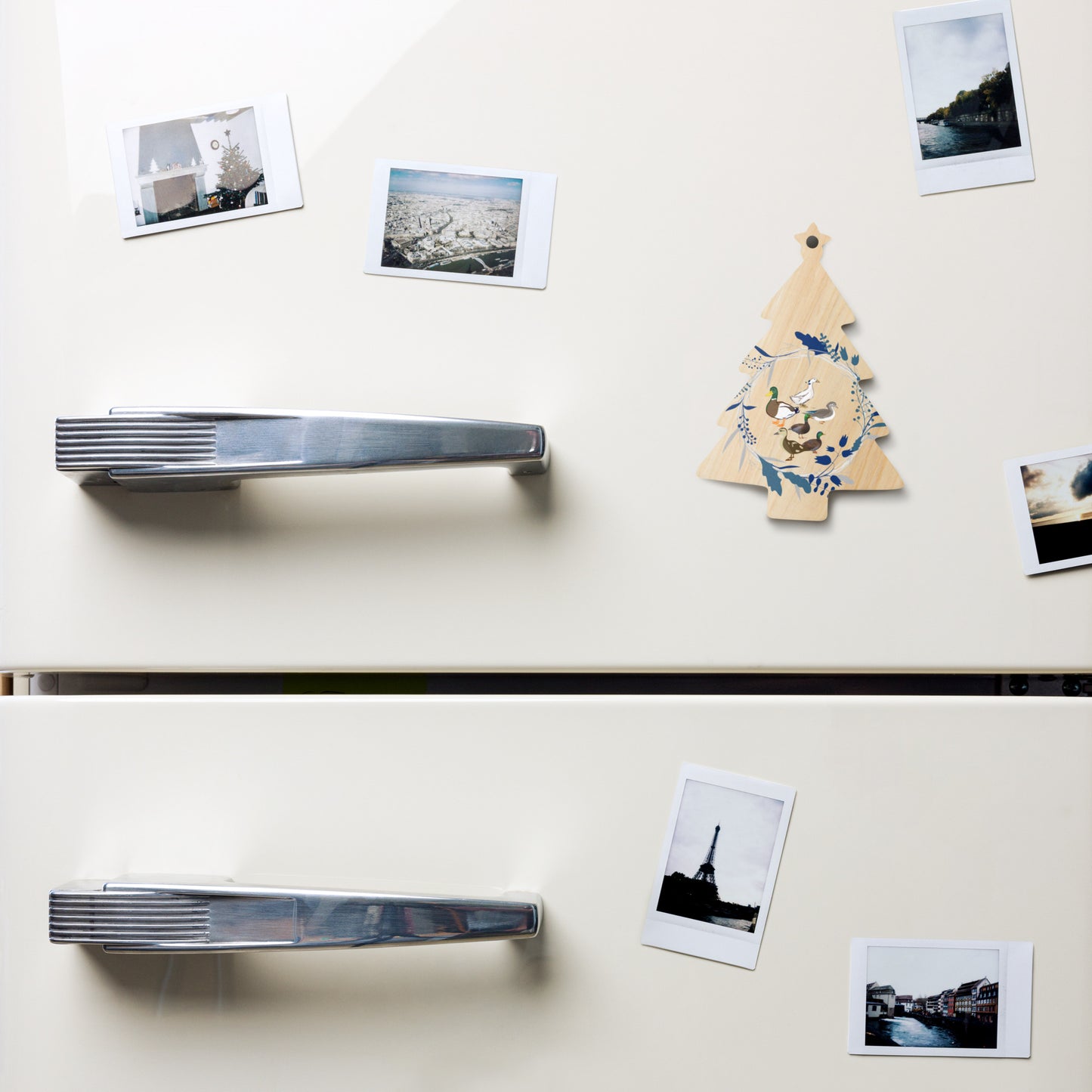 Six Geese A-laying Wooden ornaments