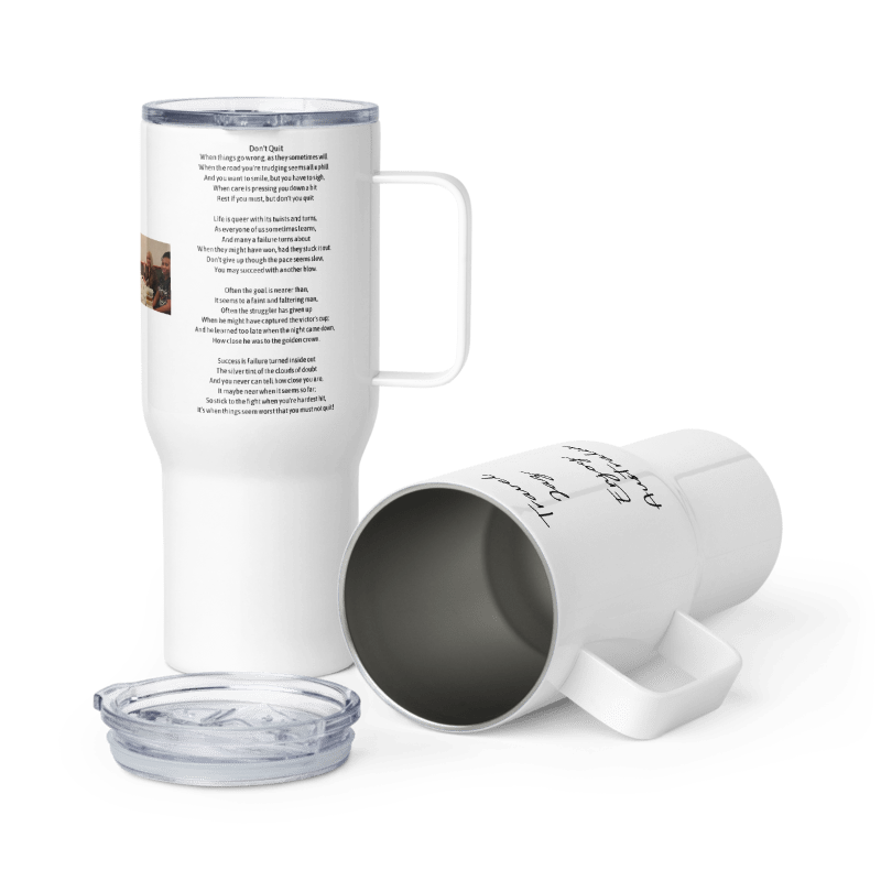 Personalised Jaz Travel mug with a handle