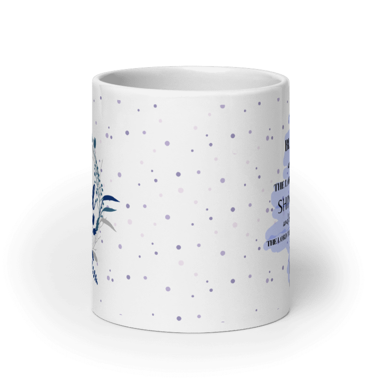 Blessed 20oz White glossy mug
