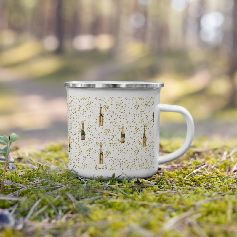 Cheers Enamel Mug