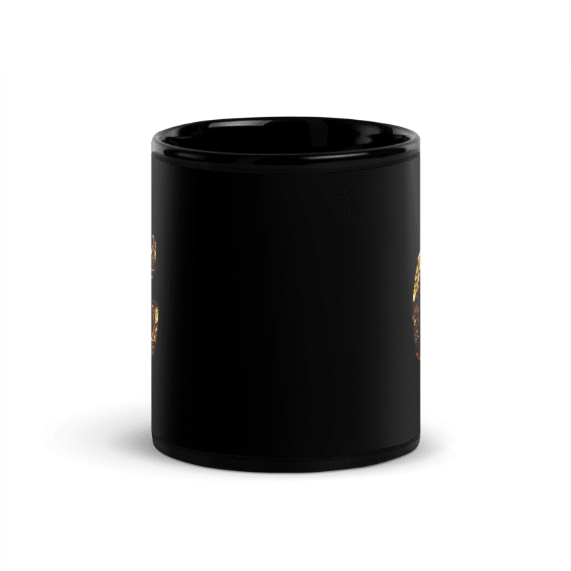 Monogram G Black Glossy Mug