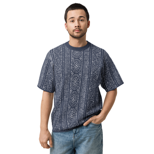 Indigo Knitted classic tee