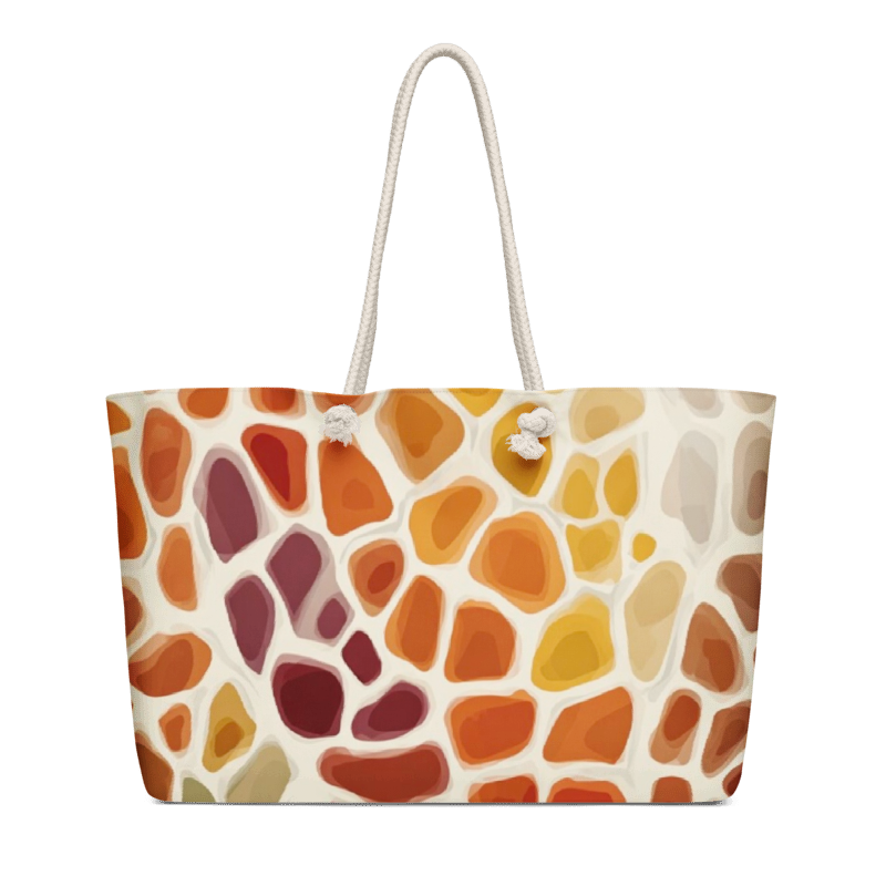 Giraffe Colour Oversized weekender bag