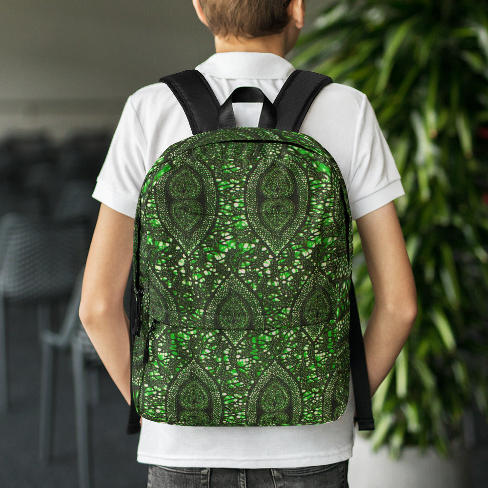 Green Peas Ankara Backpack