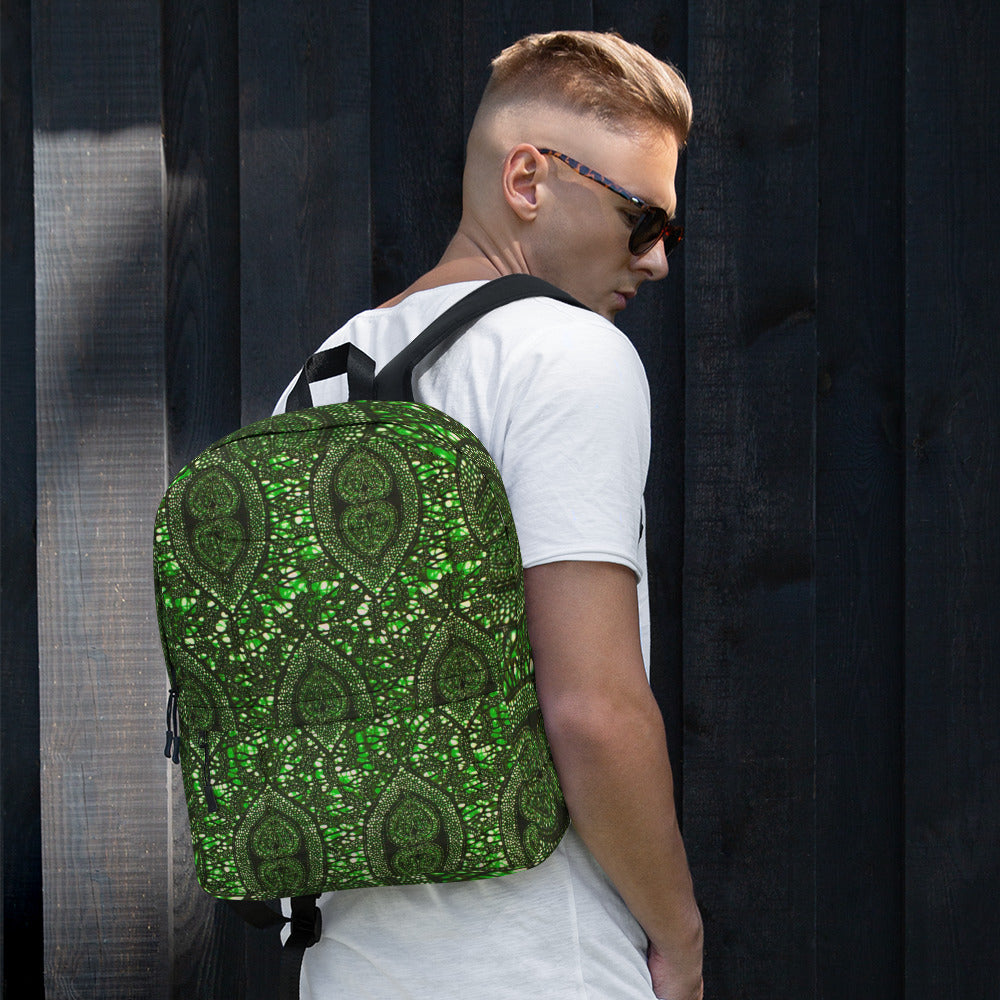 Green Peas Ankara Backpack