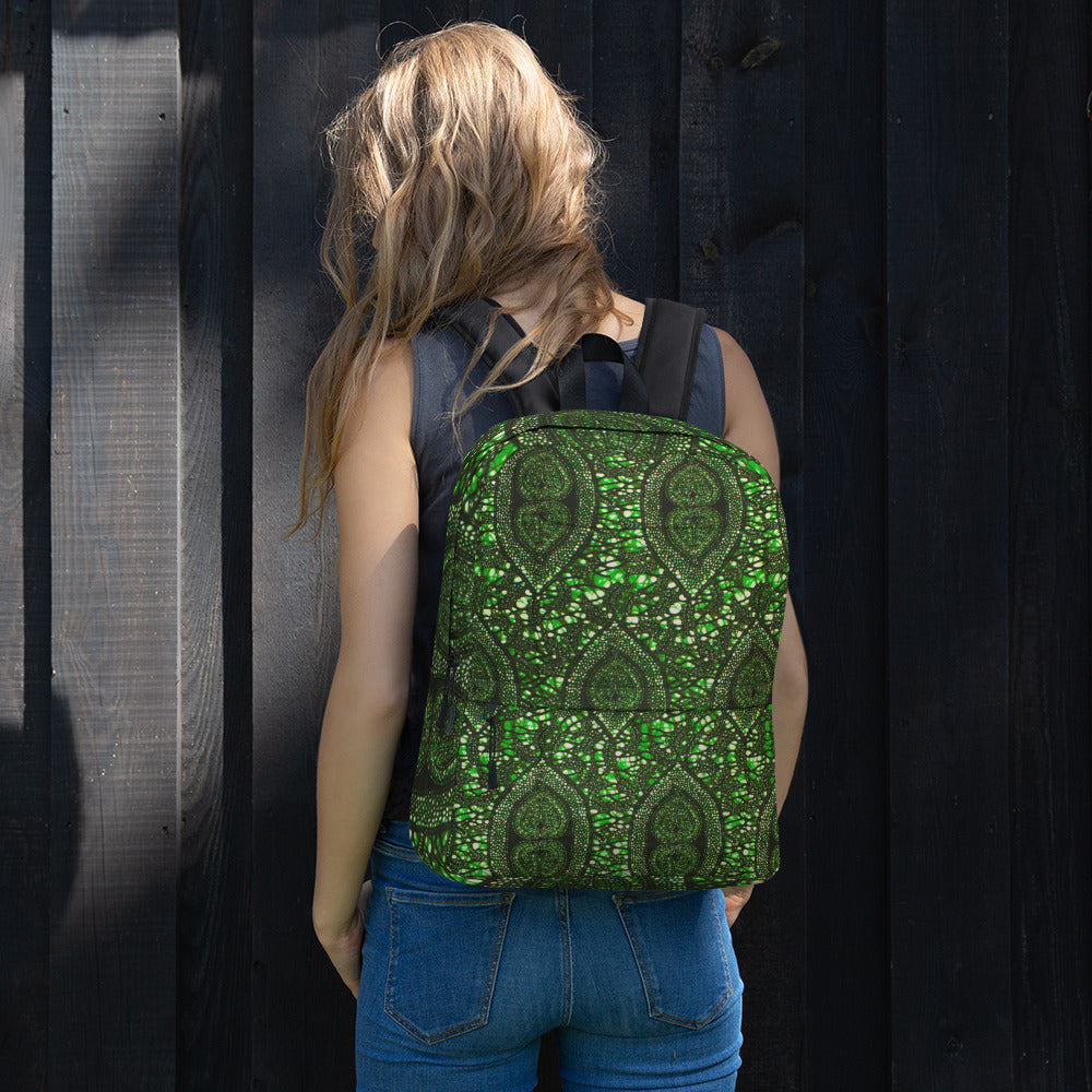 Green Peas Ankara Backpack