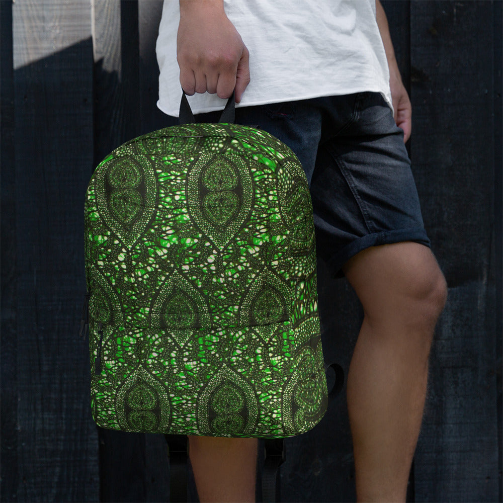 Green Peas Ankara Backpack