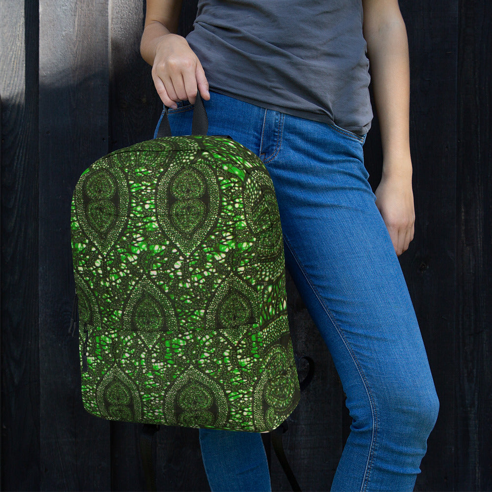 Green Peas Ankara Backpack