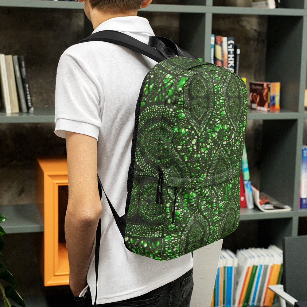 Green Peas Ankara Backpack