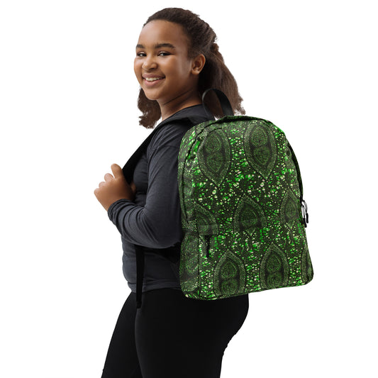 Green Peas Ankara Backpack