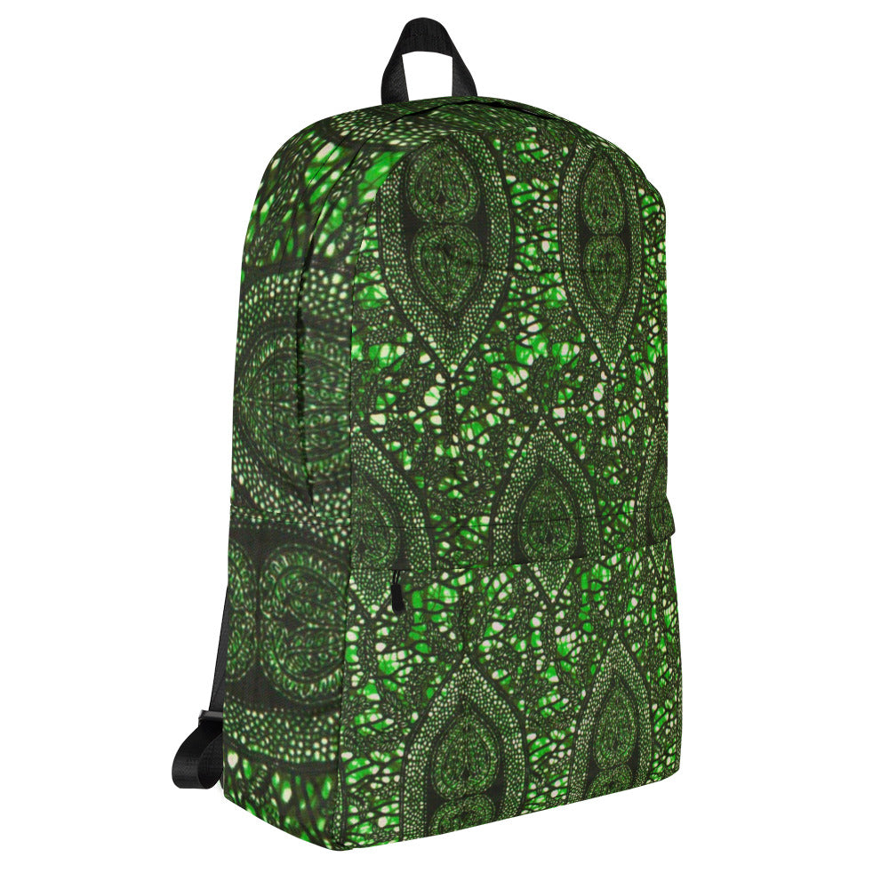 Green Peas Ankara Backpack