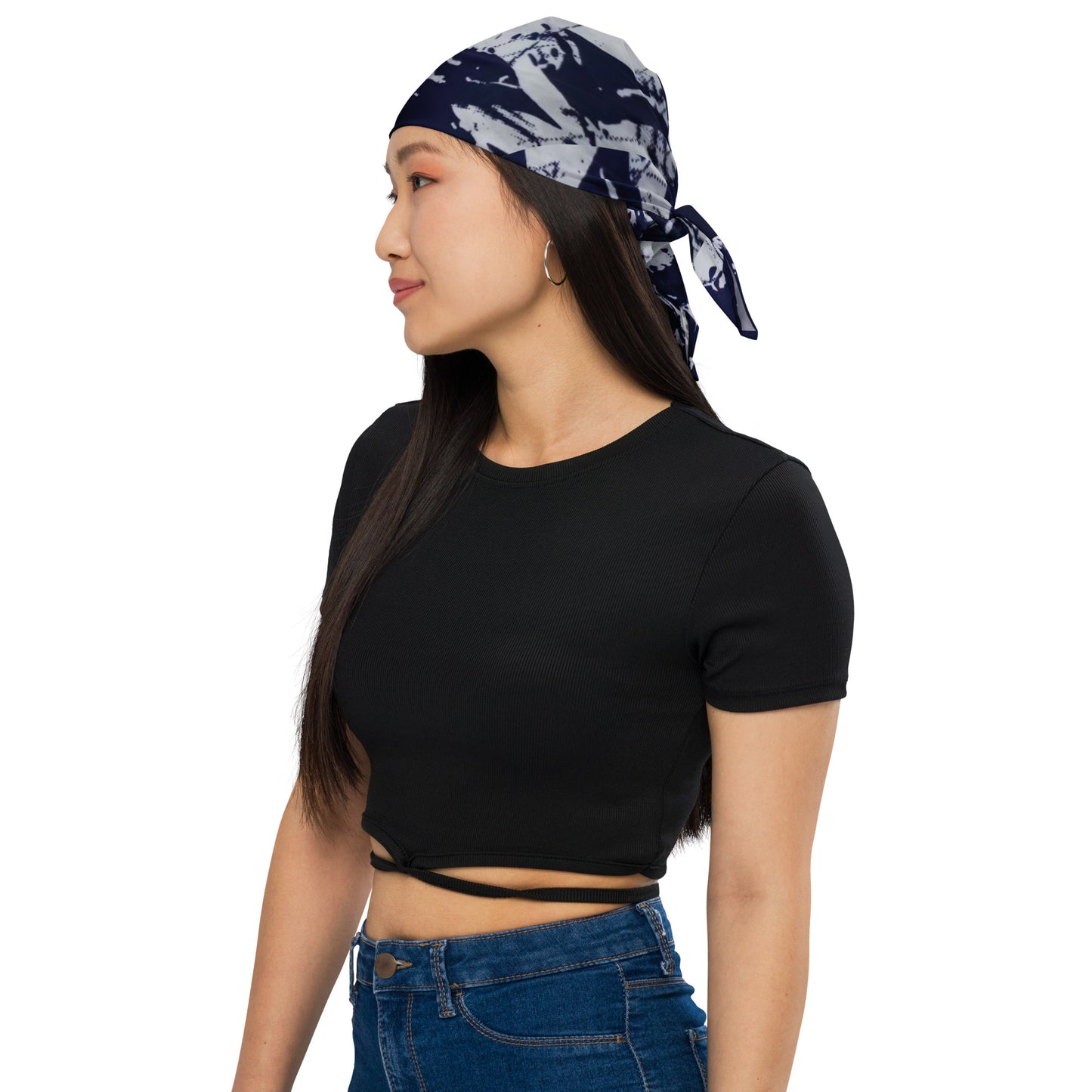 Indigo Adire Bandana