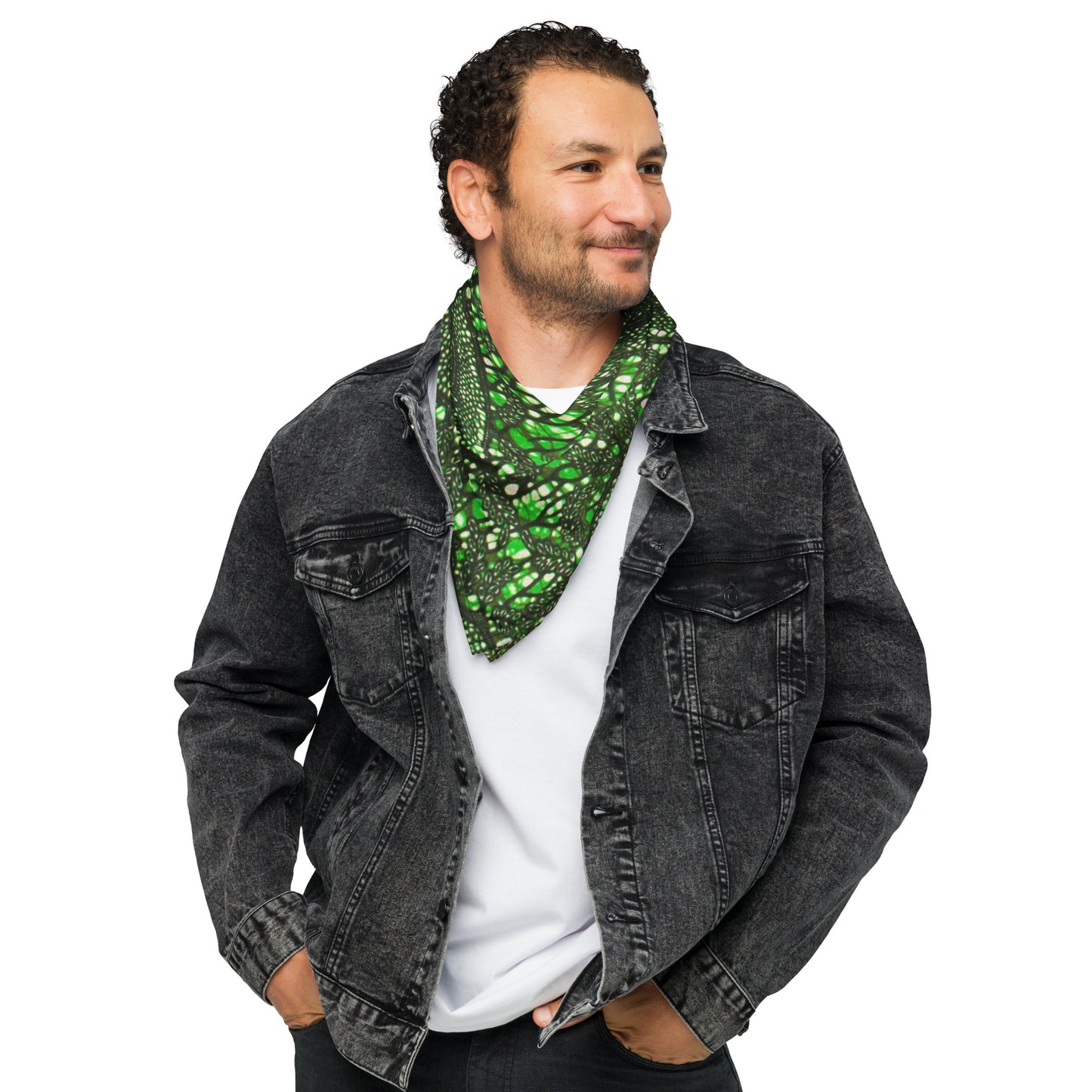 Green Peas Ankara Bandana