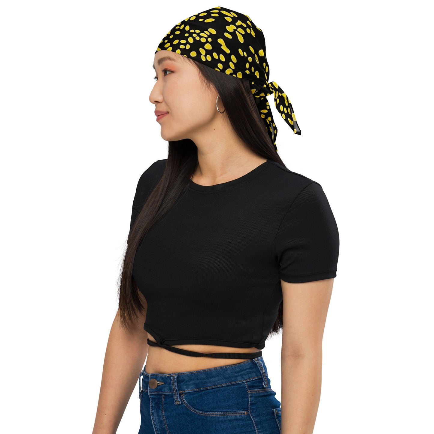 Yellow Dots Bandana