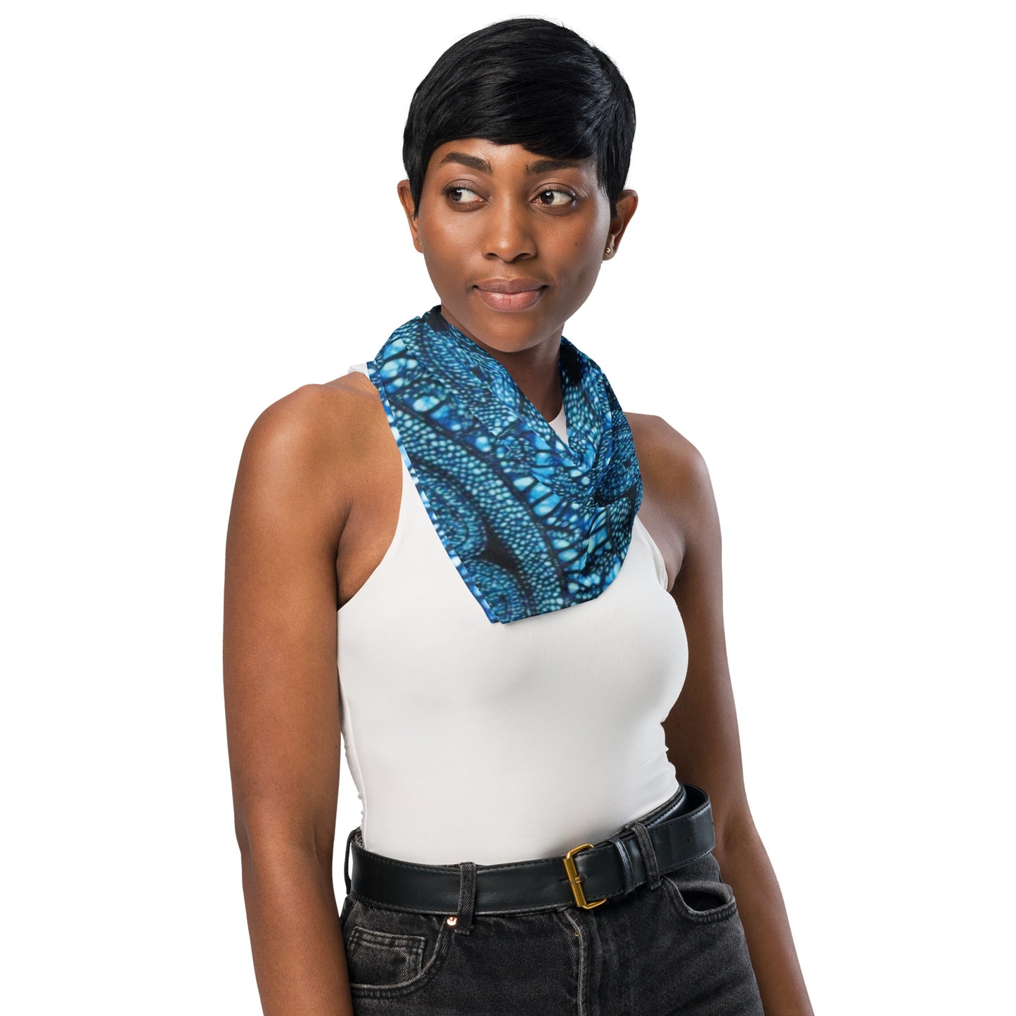 Blue Peas Bandana