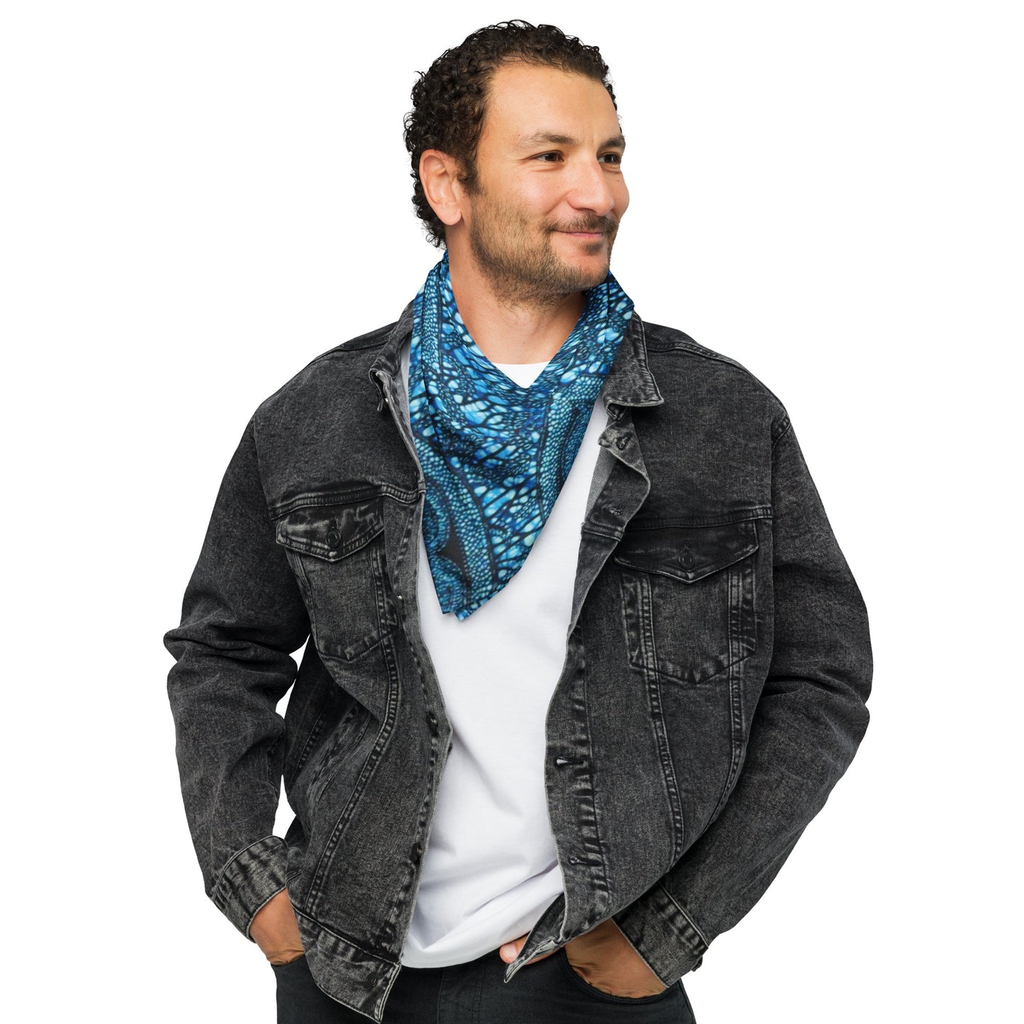 Blue Peas Bandana