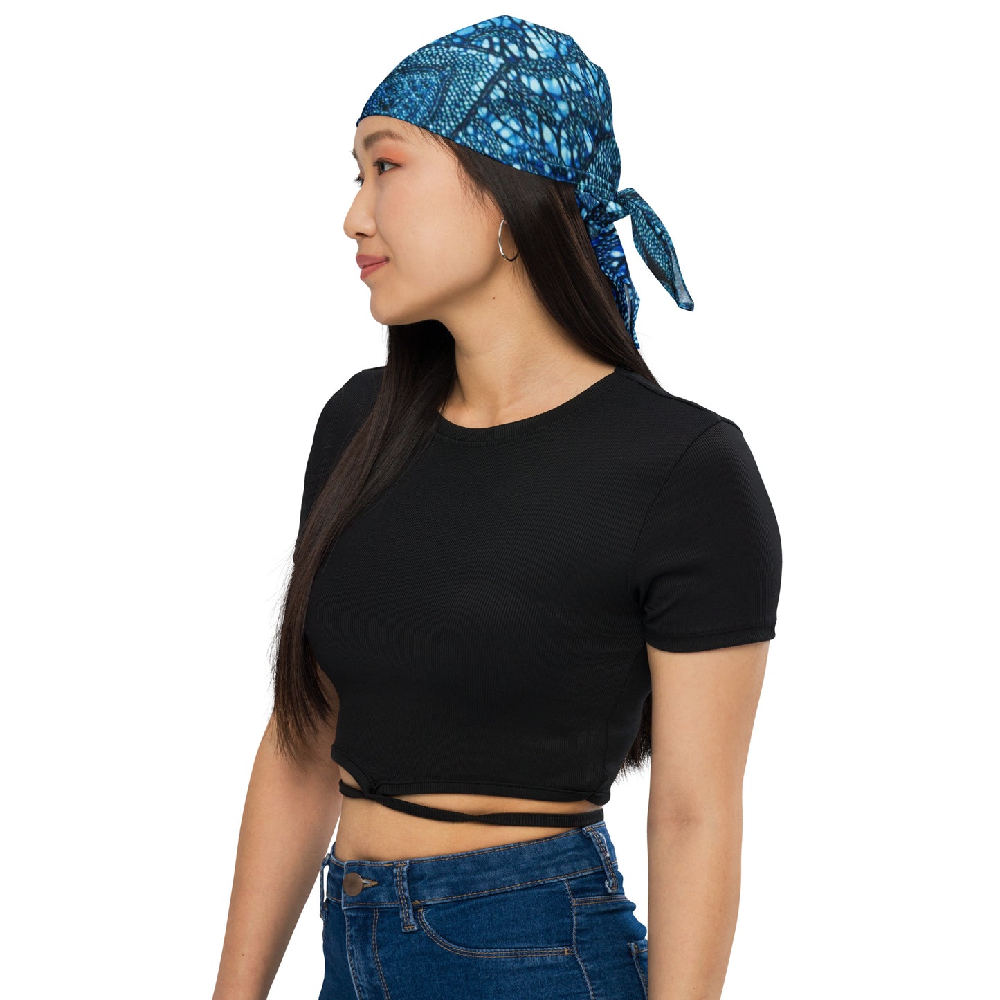 Blue Peas Bandana