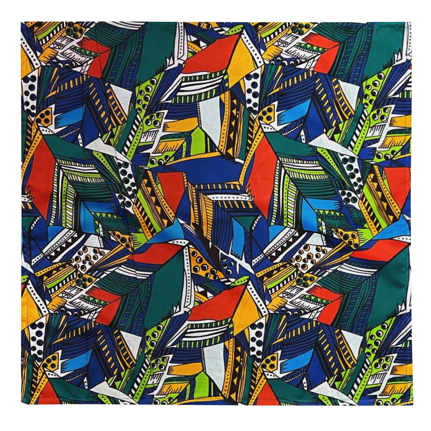 Multicolour Shapes Bandana