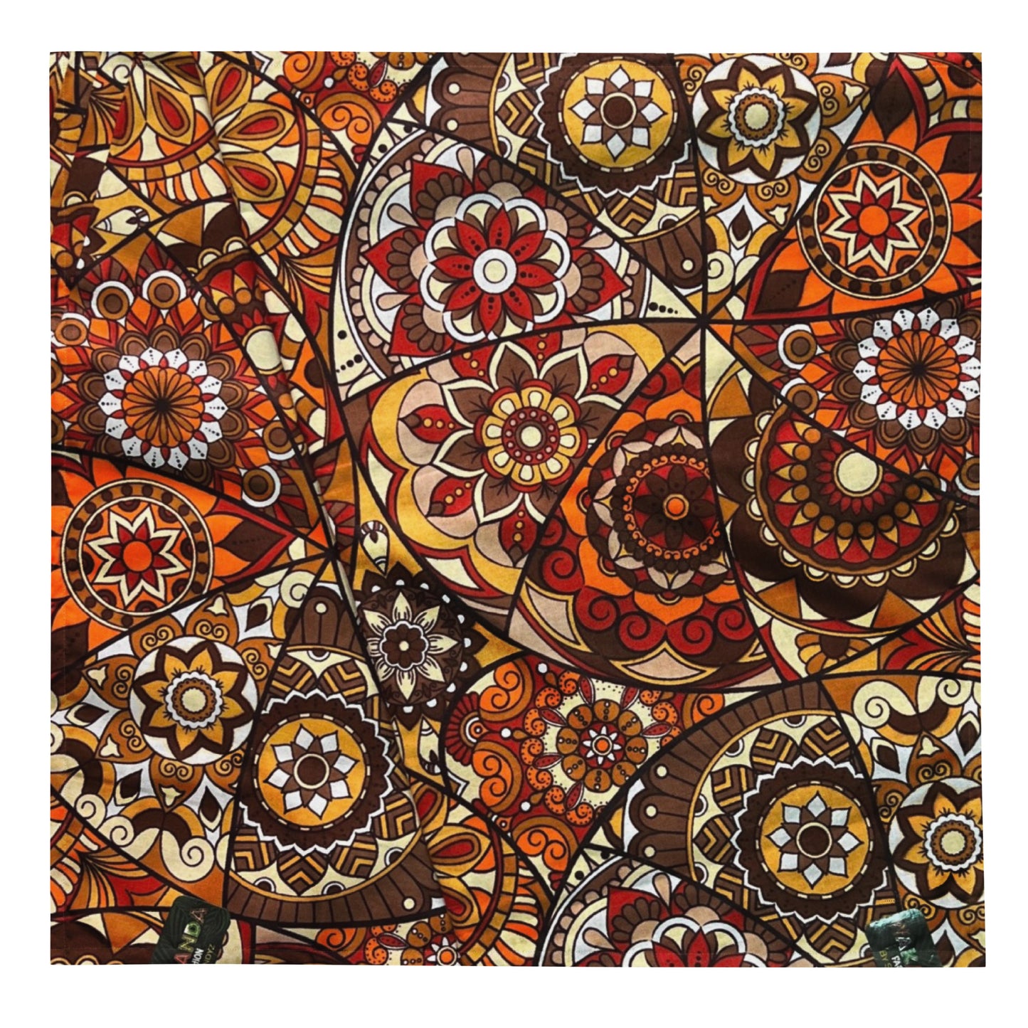 Multicolour Brown Bandana