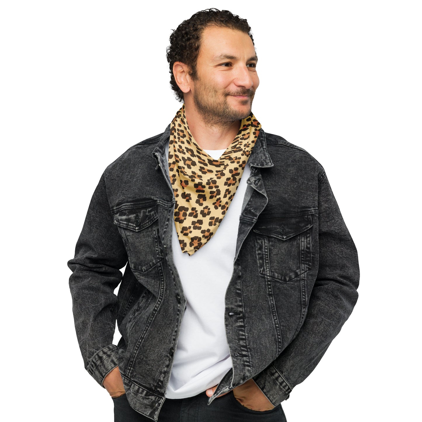 Brown Leopard Bandana