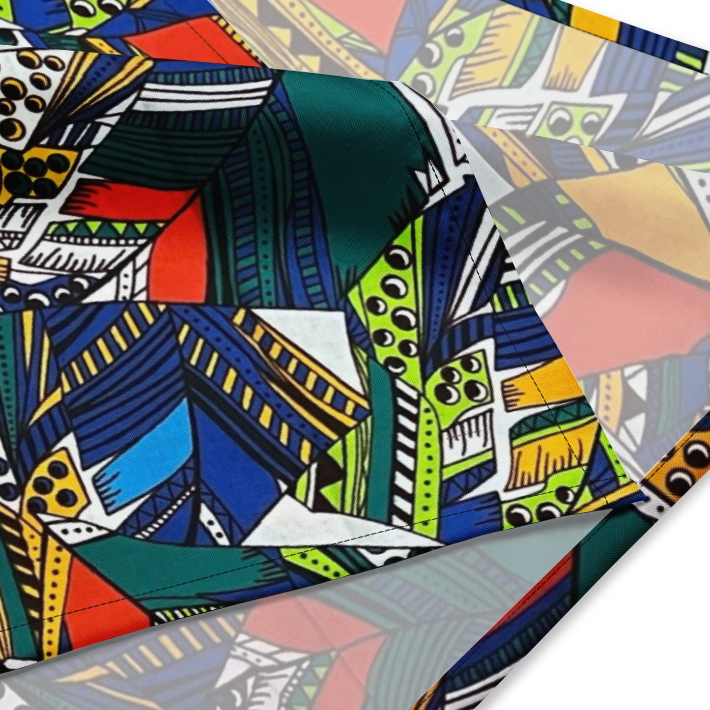 Multicolour Shapes Bandana