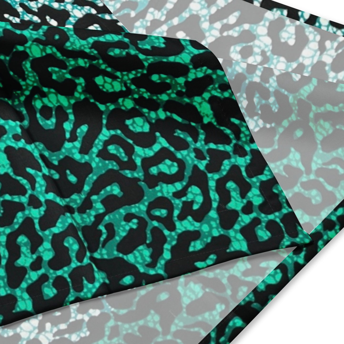 Green Leopard Bandana