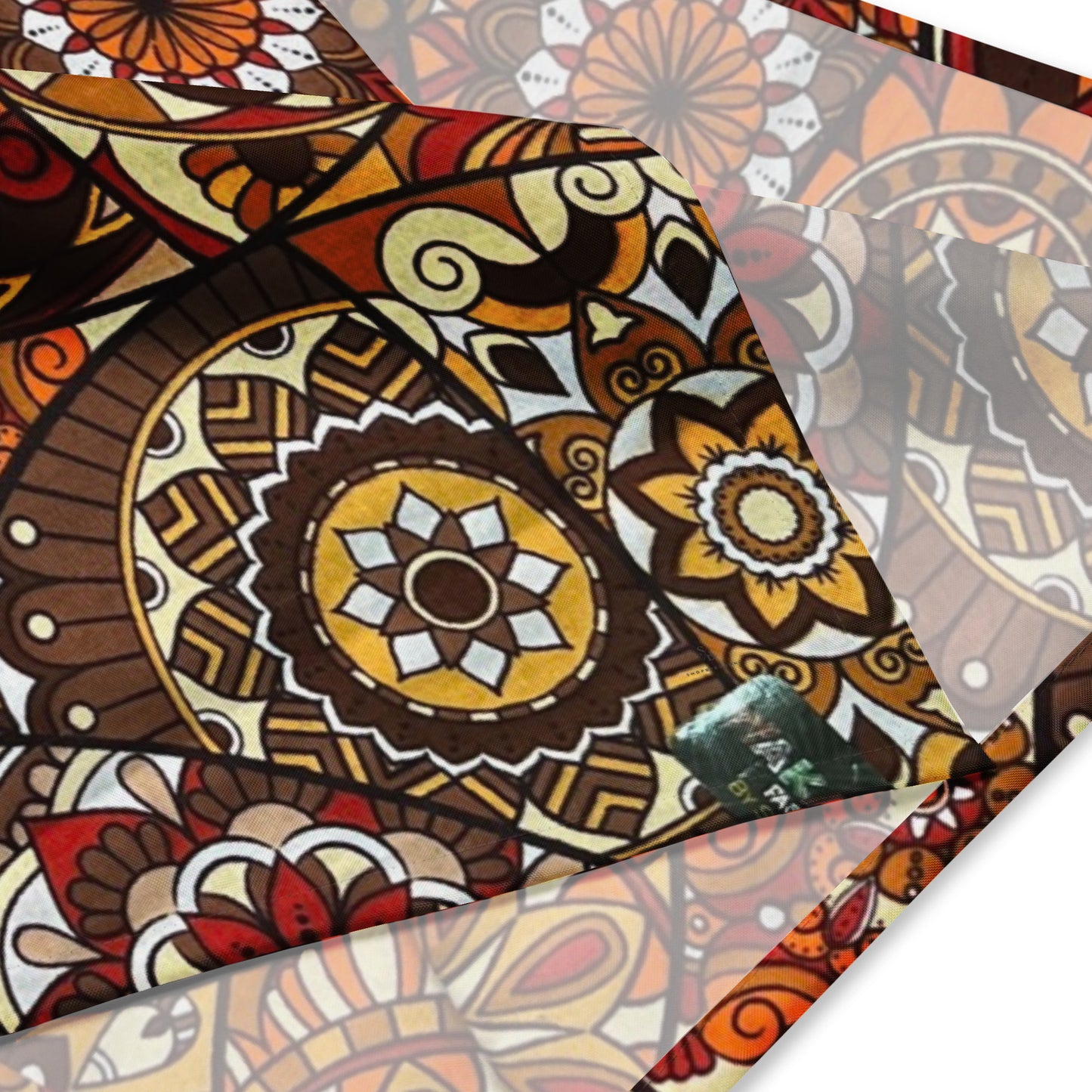 Multicolour Brown Bandana