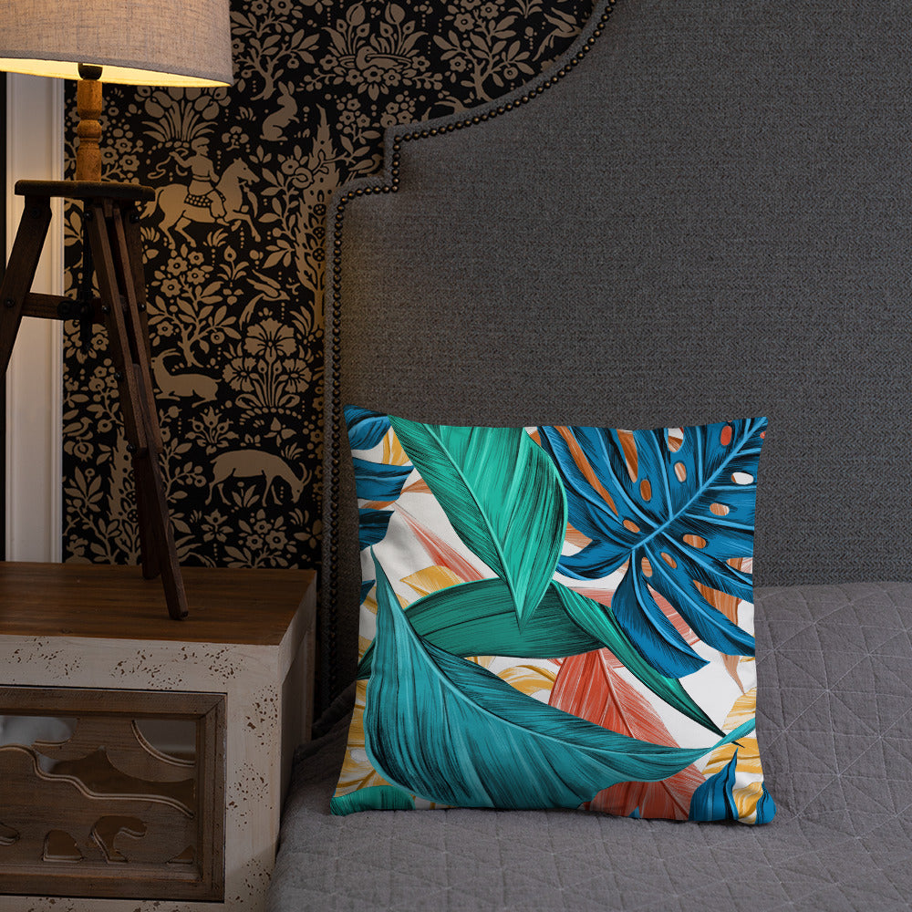 Tropical Leaves Pillow