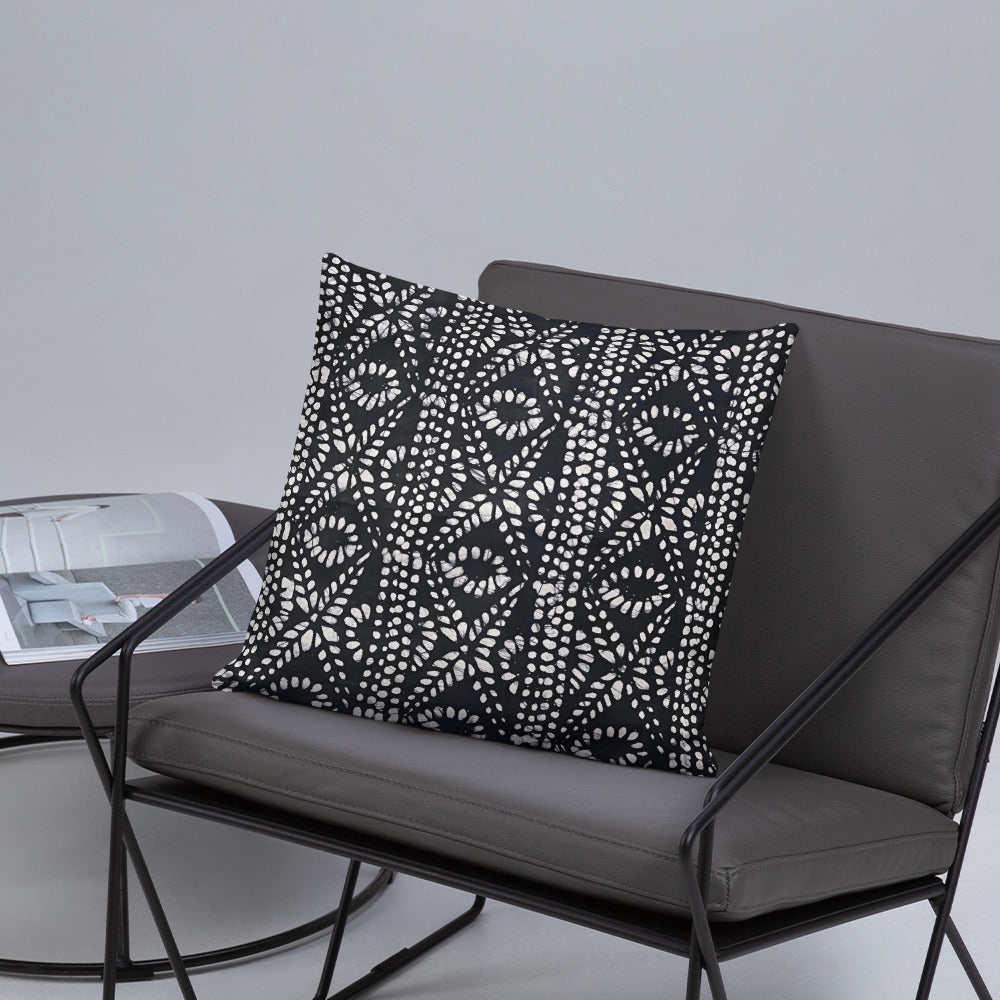 Black & White Aztec Pillow