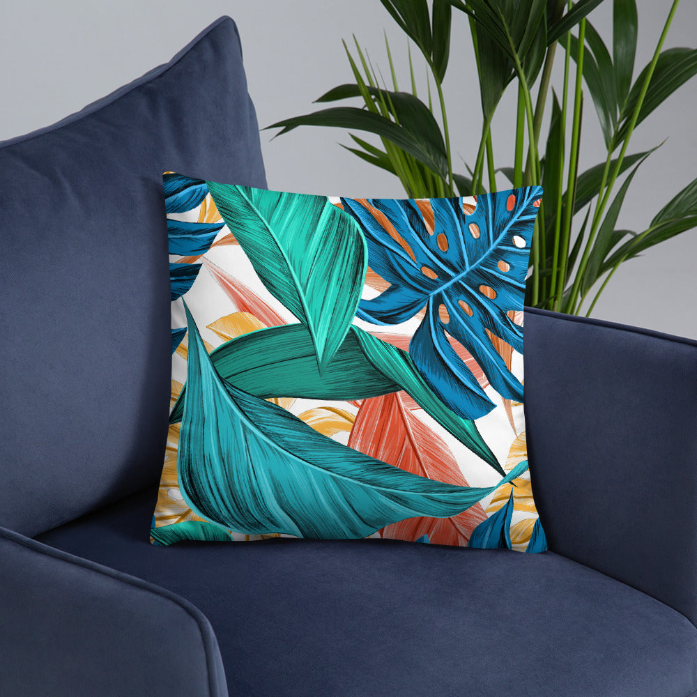 Tropical Leaves Pillow