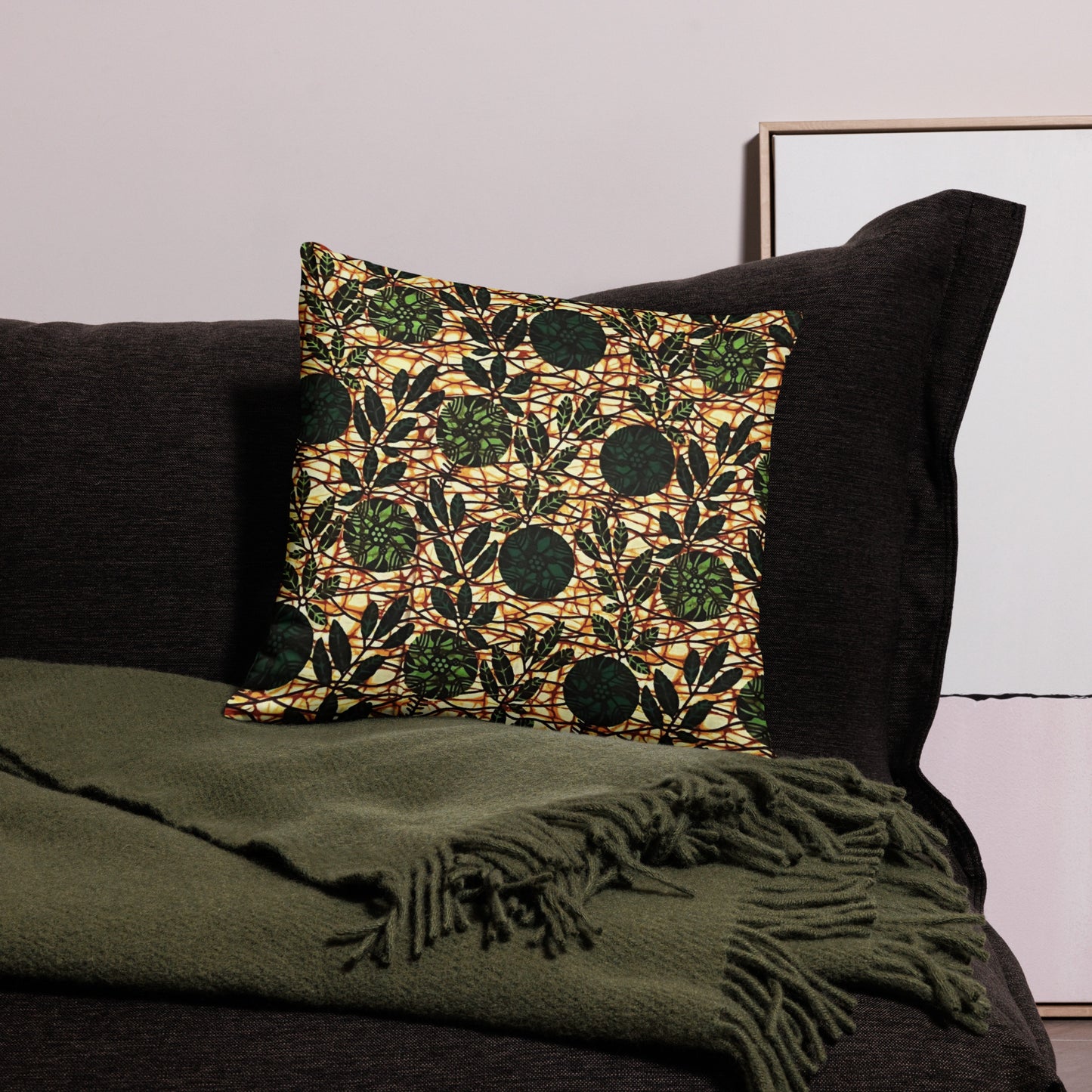 Green Leaf Pillow