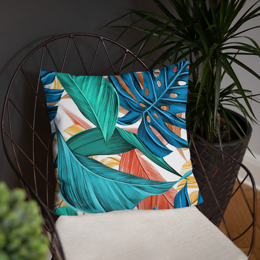 Tropical Leaves Pillow