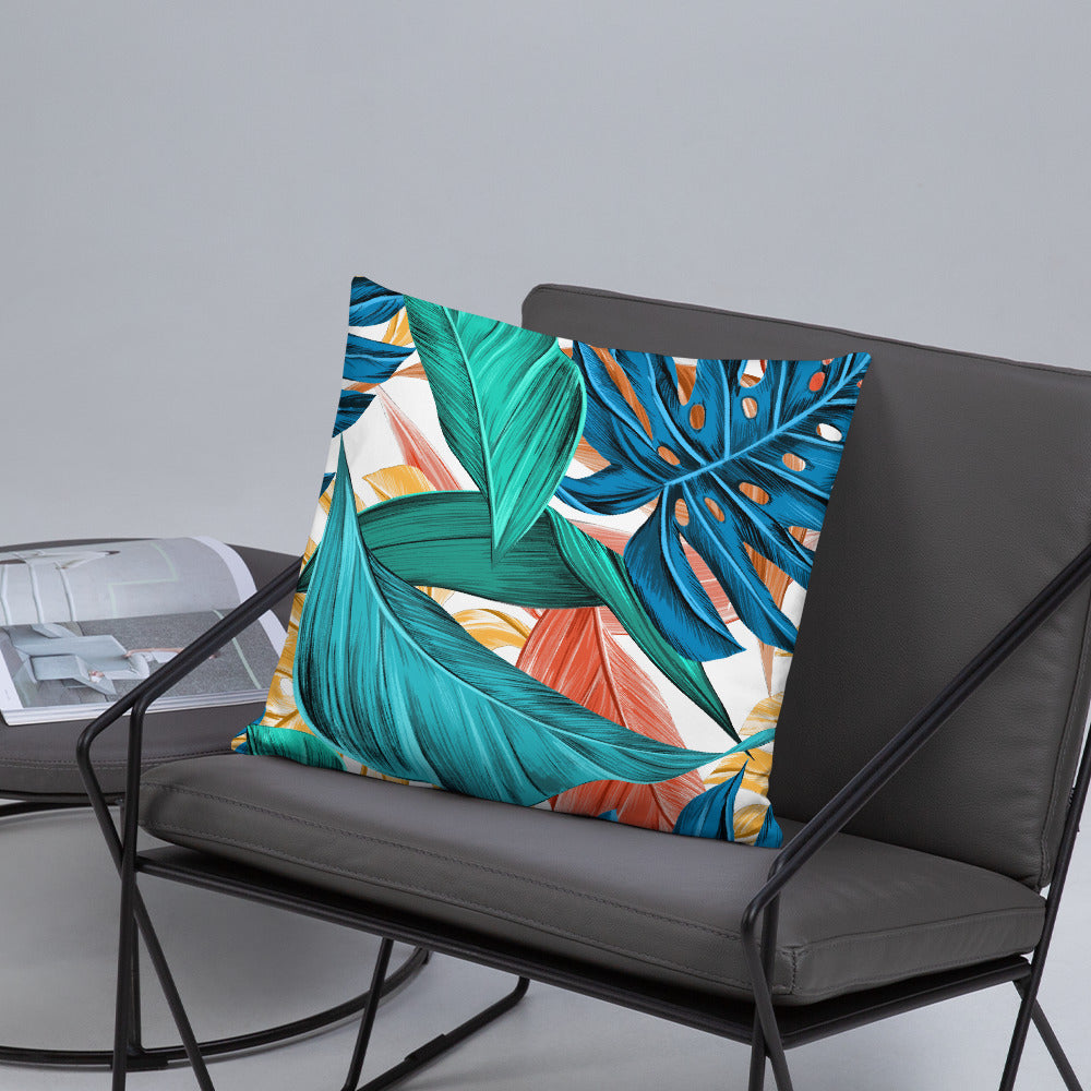 Tropical Leaves Pillow