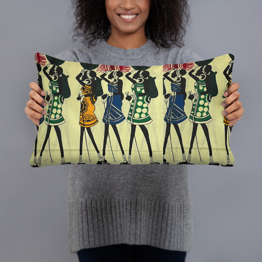 Women Art Ankara Pillow