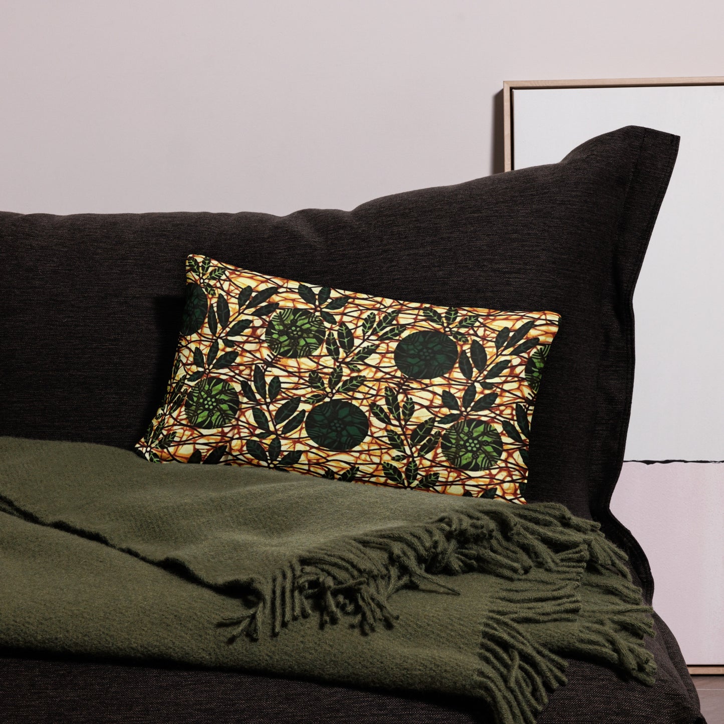 Green Leaf Pillow