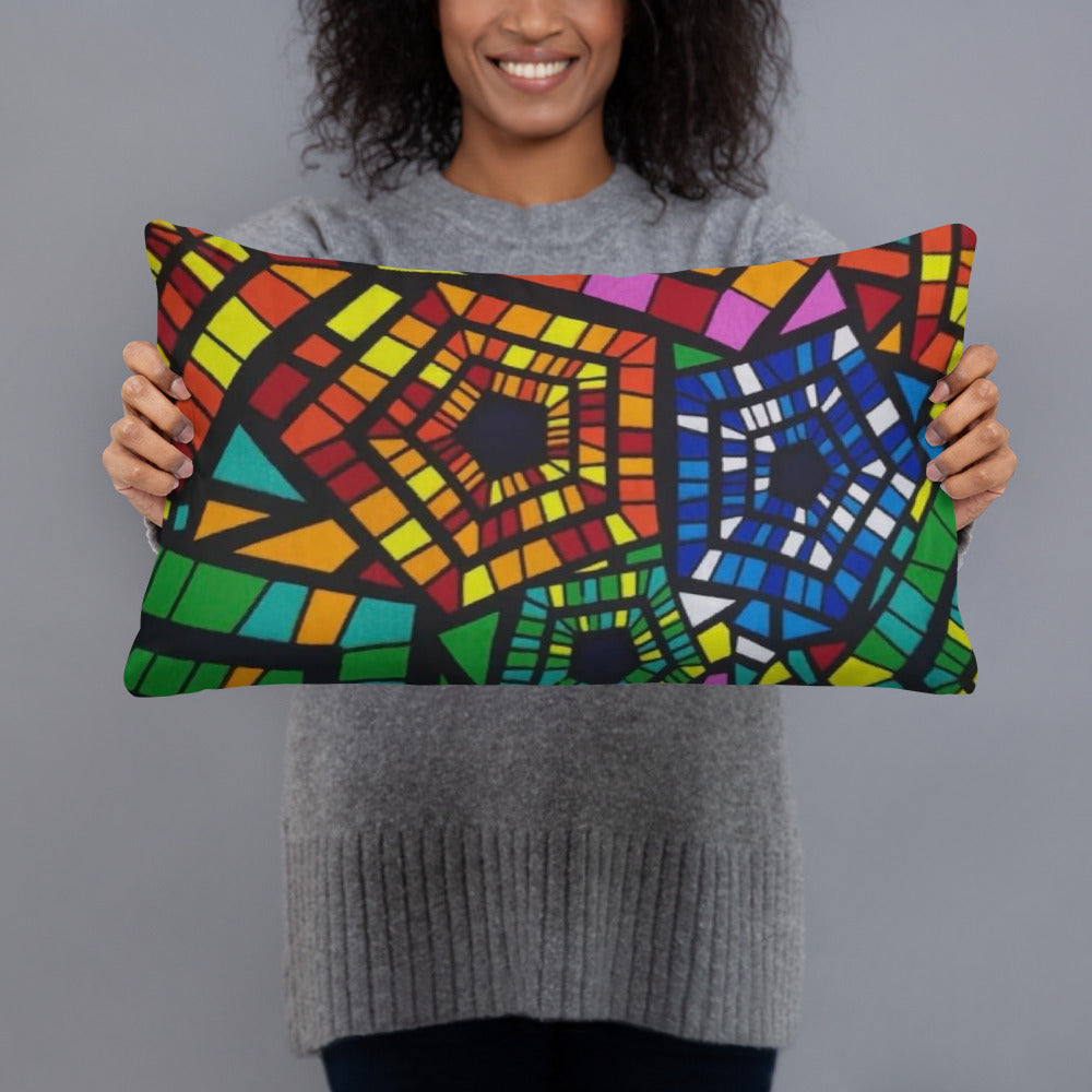 Multicolour Kente Pillow