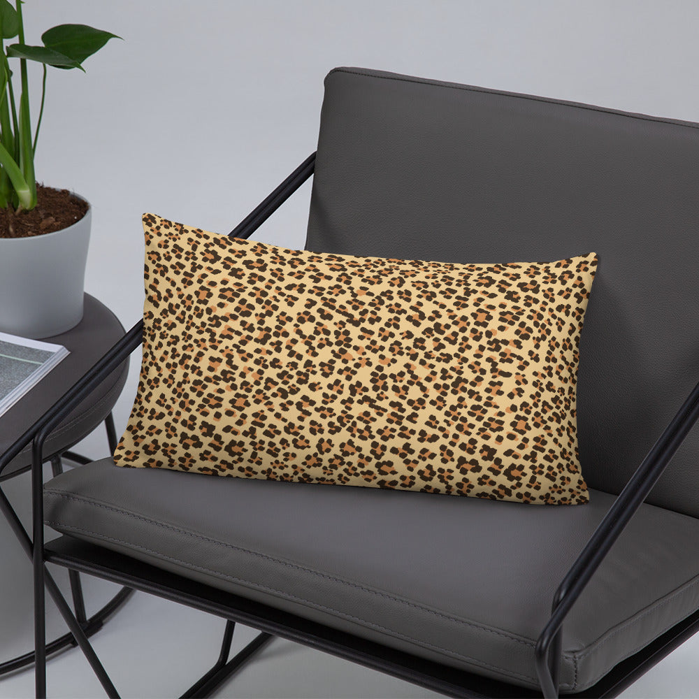 Brown Leopard Pillow