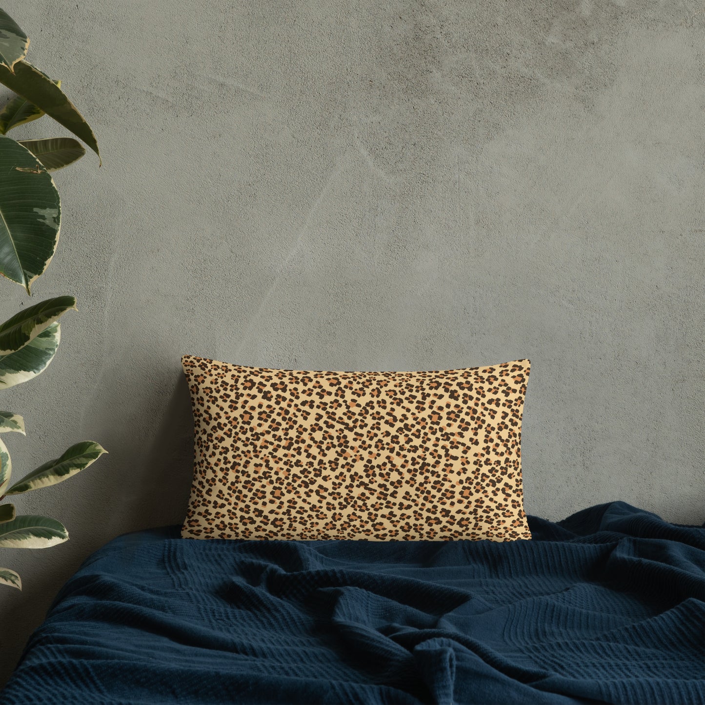 Brown Leopard Pillow