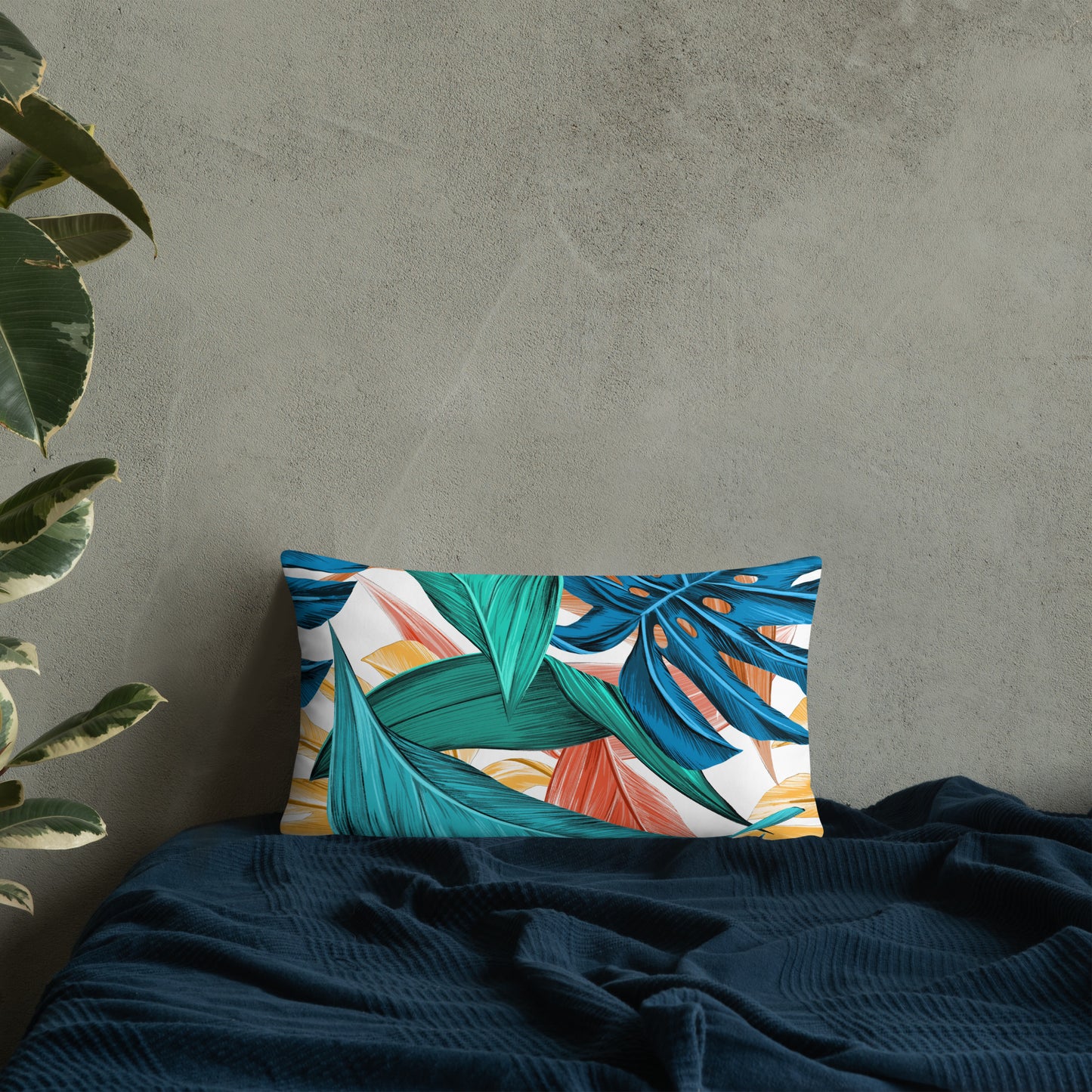 Tropical Leaves Pillow