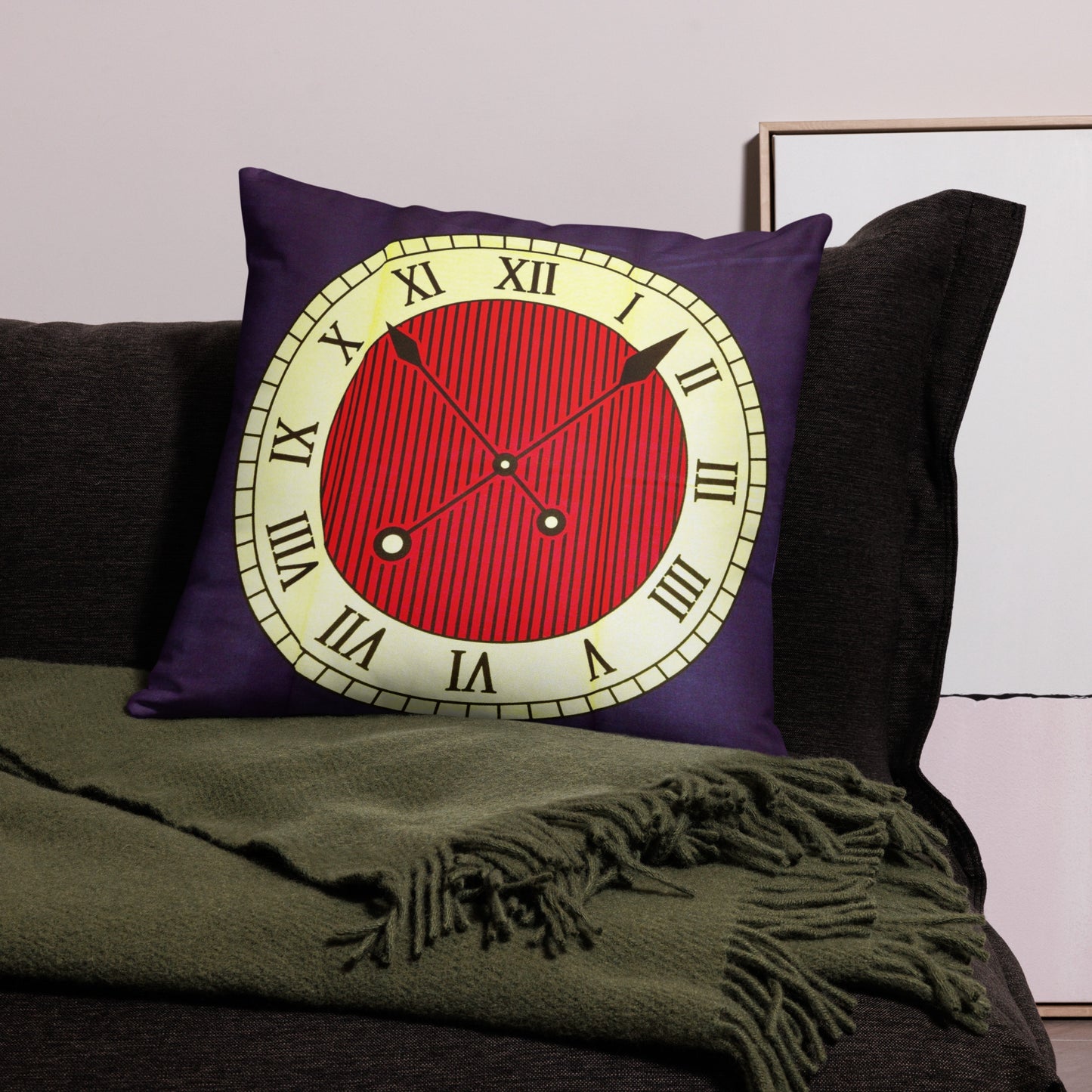 Clock Ankara Pillow