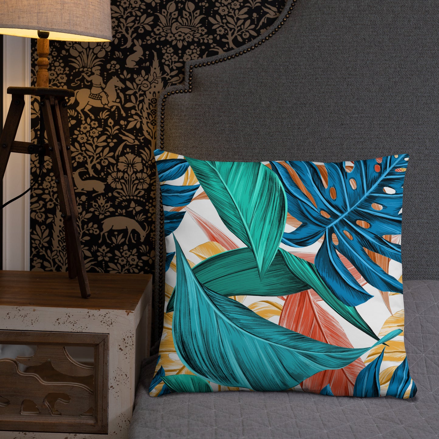 Tropical Leaves Pillow