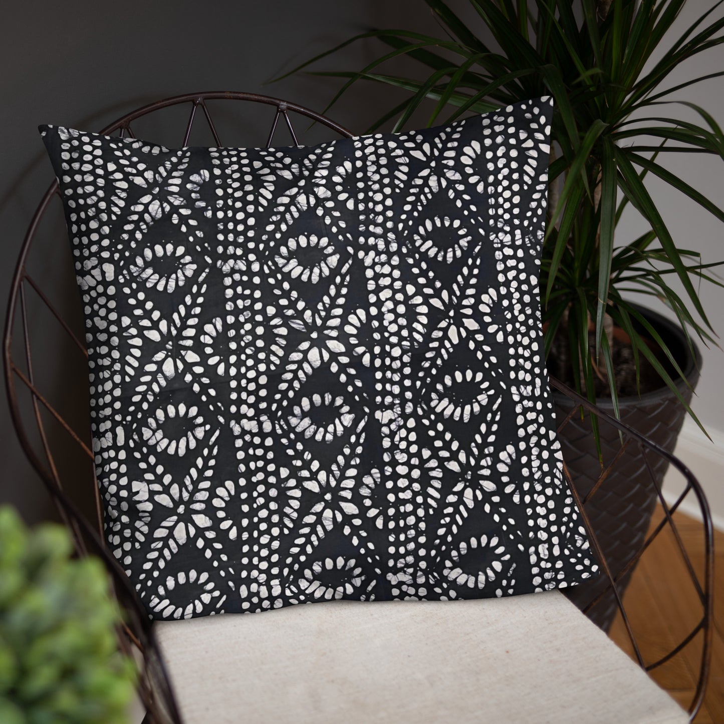 Black & White Aztec Pillow